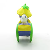 Almond Tea with Marza Panda in a cart miniature figurine