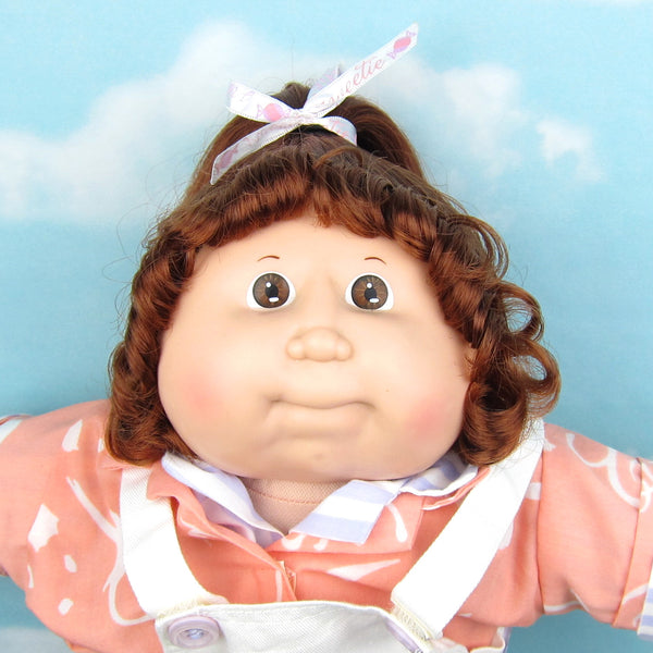 Cabbage Patch Dolls Brown Hair Vintage Cabbage Patch Kid Girl With