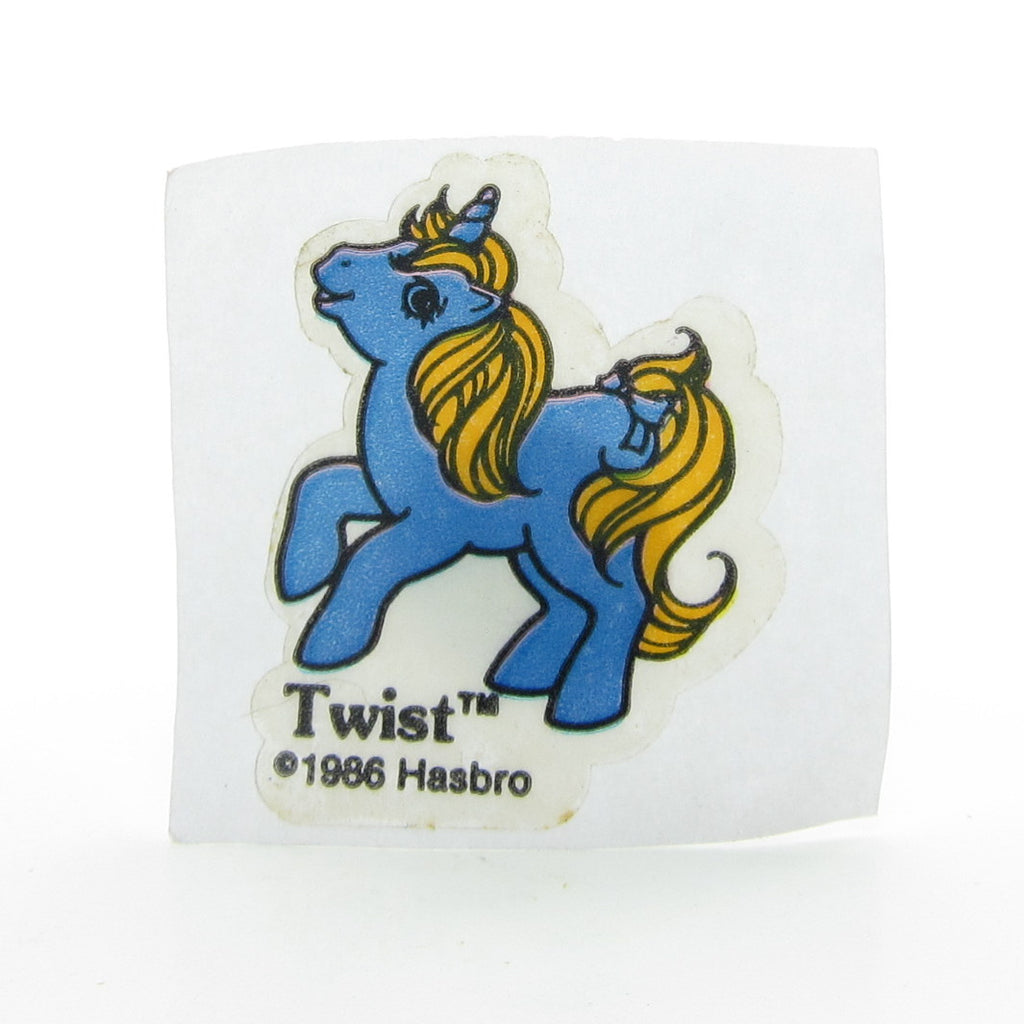 Twist Vintage G1 My Little Pony Flat Body Sticker