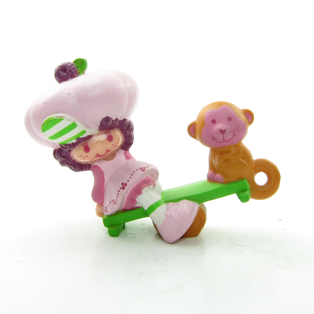 Raspberry Tart with Rhubarb PVC Strawberry Shortcake Figurine