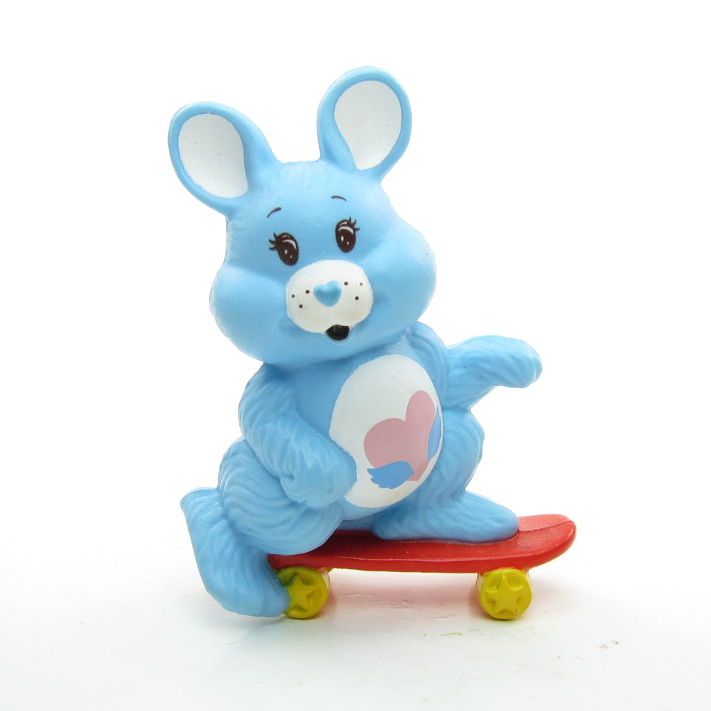 Swift Heart Rabbit Riding on a Skateboard Care Bears Cousins Miniature
