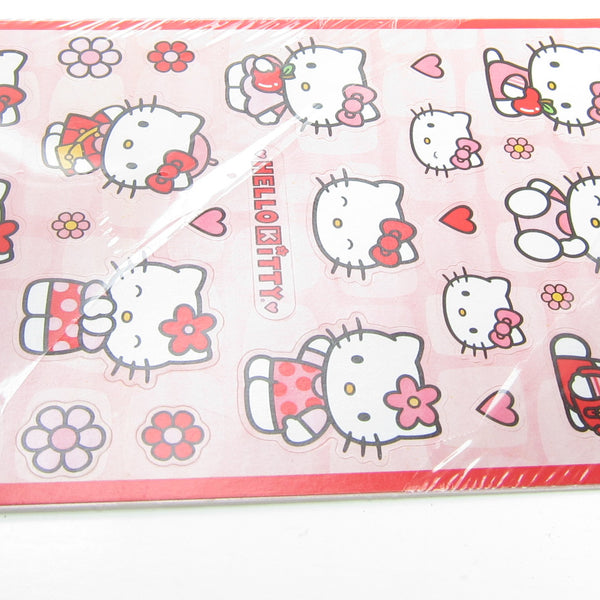 Hello Kitty Stickers 2007 Sanrio Sticker Sheets with Pink Hearts, Flow