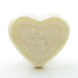 Avon heart-shaped cream cherub soap