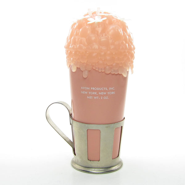 Avon Pretty Peach Vintage Cologne Mist Perfume Bottle Brown Eyed