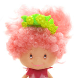 Woodpink Herself the Elf doll with pink hair, yellow flower hair pick comb