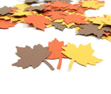 Maple Leaf Confetti Autumn Leaf Paper Punches
