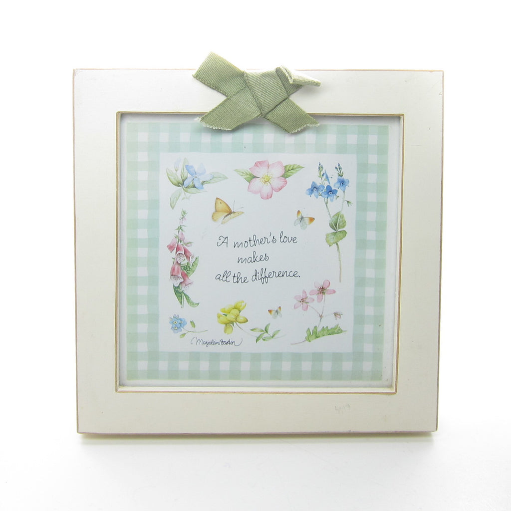 Marjolein Bastin Framed Quote with Flowers - A Mother's Love Makes All the Difference