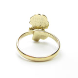 Strawberry Shortcake enamel children's ring on gold band