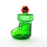 Avon Christmas Surprise Charisma cologne green stocking bottle