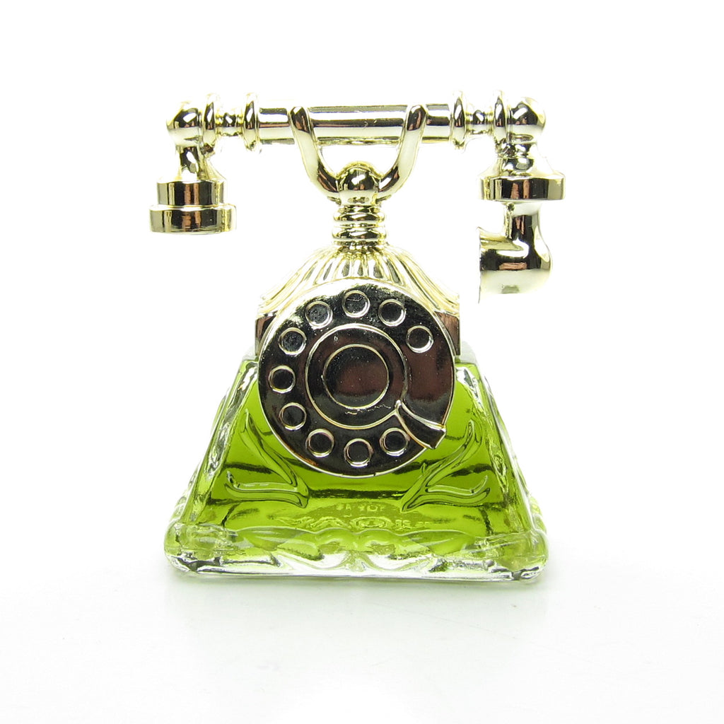 Avon La Belle Telephone Vintage Glass Rotary Phone Sonnet Perfume Bottle