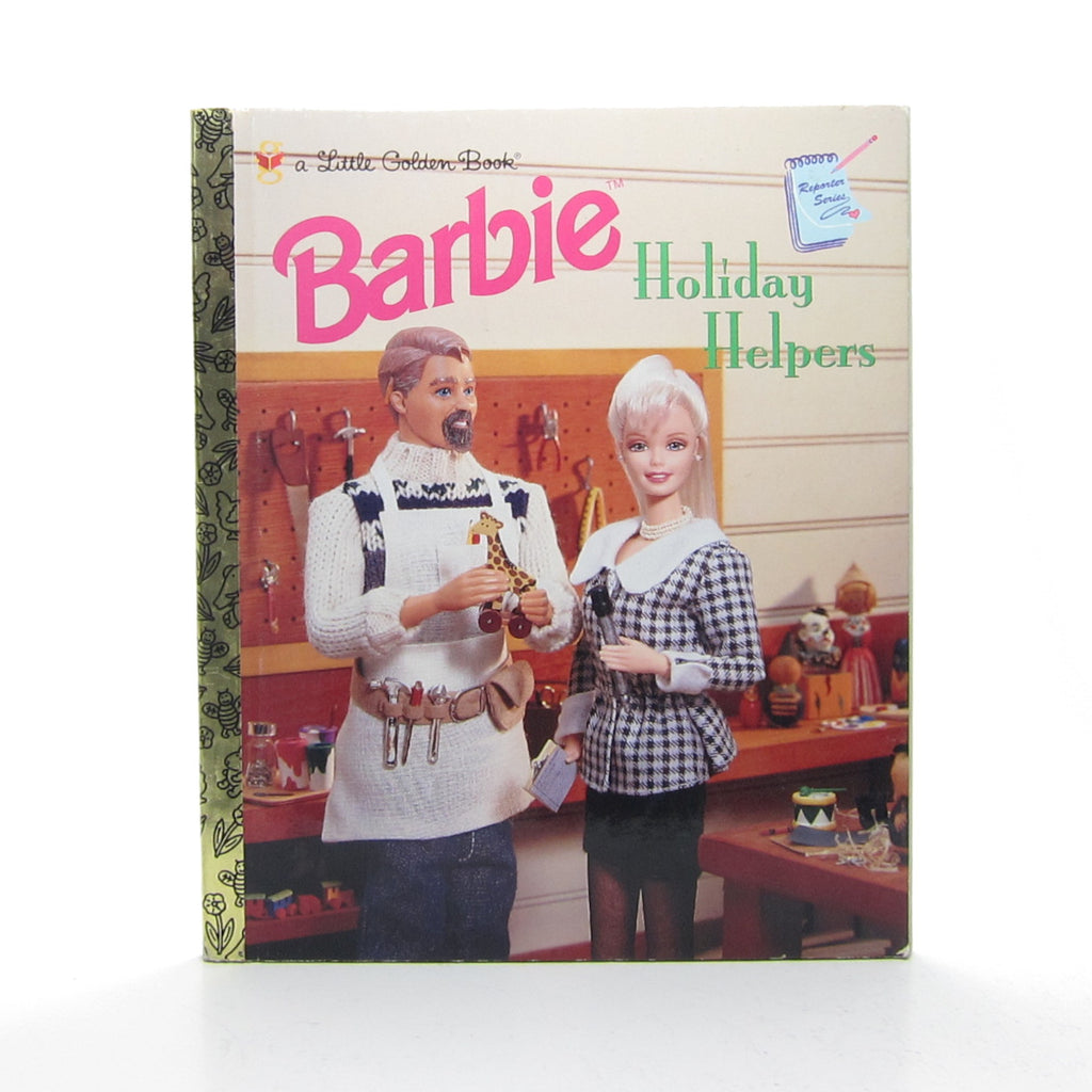 Barbie Holiday Helpers Vintage 1998 Little Golden Book