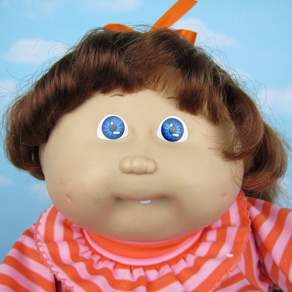 Cabbage Patch Kids Cornsilk Doll Girl, Red or Brown Hair, Blue