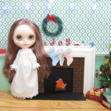 Playscale miniature doll Christmas stockings