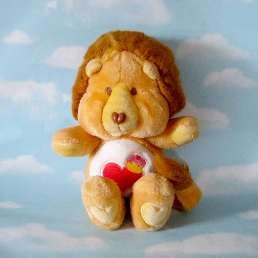 Brave Heart Lion Plush Vintage 13" Care Bears Cousins Stuffed Animal