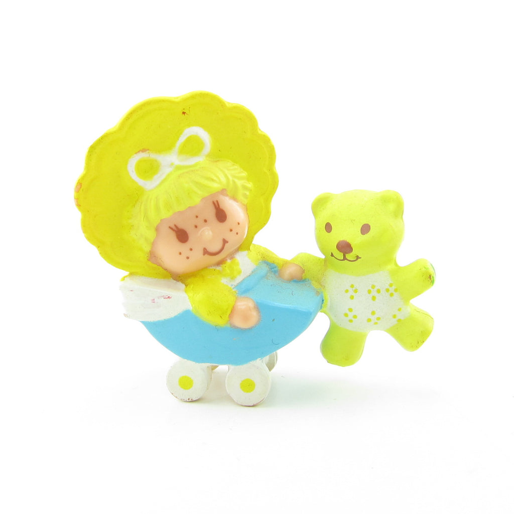 Butter Cookie with Jelly Bear in a Buggy Miniature Figurine
