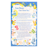 Care Bears care about you vintage foldout advertising poster