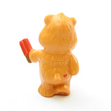 Friend Bear with red popsicle pvc miniature