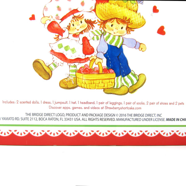 Strawberry Shortcake & Huckleberry Pie Reissue 1980s Design Classic Do Brown Eyed Rose