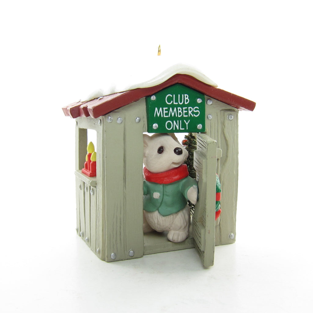 Our Clubhouse Vintage 1988 Hallmark Collector's Club Exclusive Ornament