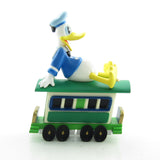 Donald Duck on train car vintage Hallmark Merry Miniatures figurine