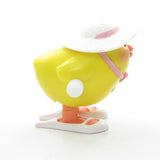 Easter wind-up chick in straw hat Hallmark toy