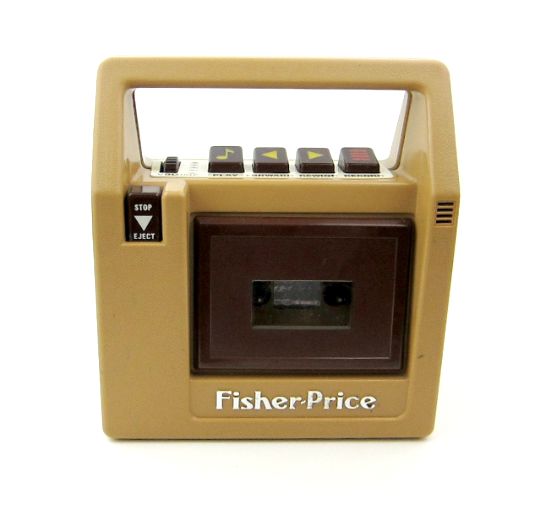 Fisher-Price Portable 1980 Cassette Player and Tape Recorder