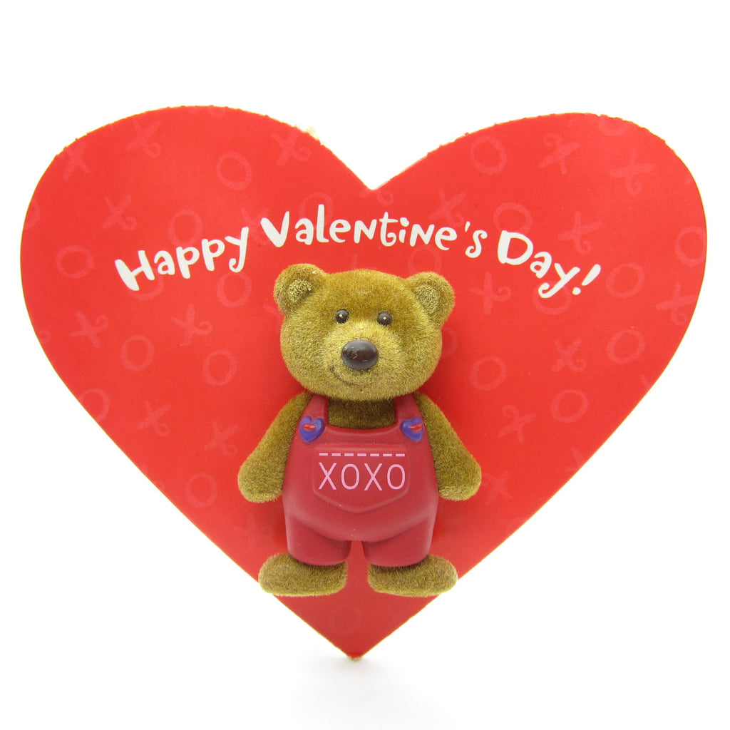 Overalls the Bear Pin Hallmark Valentine's Day Teddy Bear