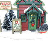 White glitter and bottle brush trees on 2007 Kringle's Christmas Trees ornament
