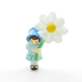 Hallmark pixie girl pin with blue bonnet and dress