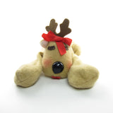 Vintage Hallmark Rhonda Reindeer plush bean bag toy