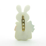Bernadette Bunny vintage 1975 Easter lapel pin