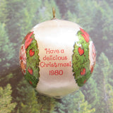 Have a delicious Christmas 1980 ornament