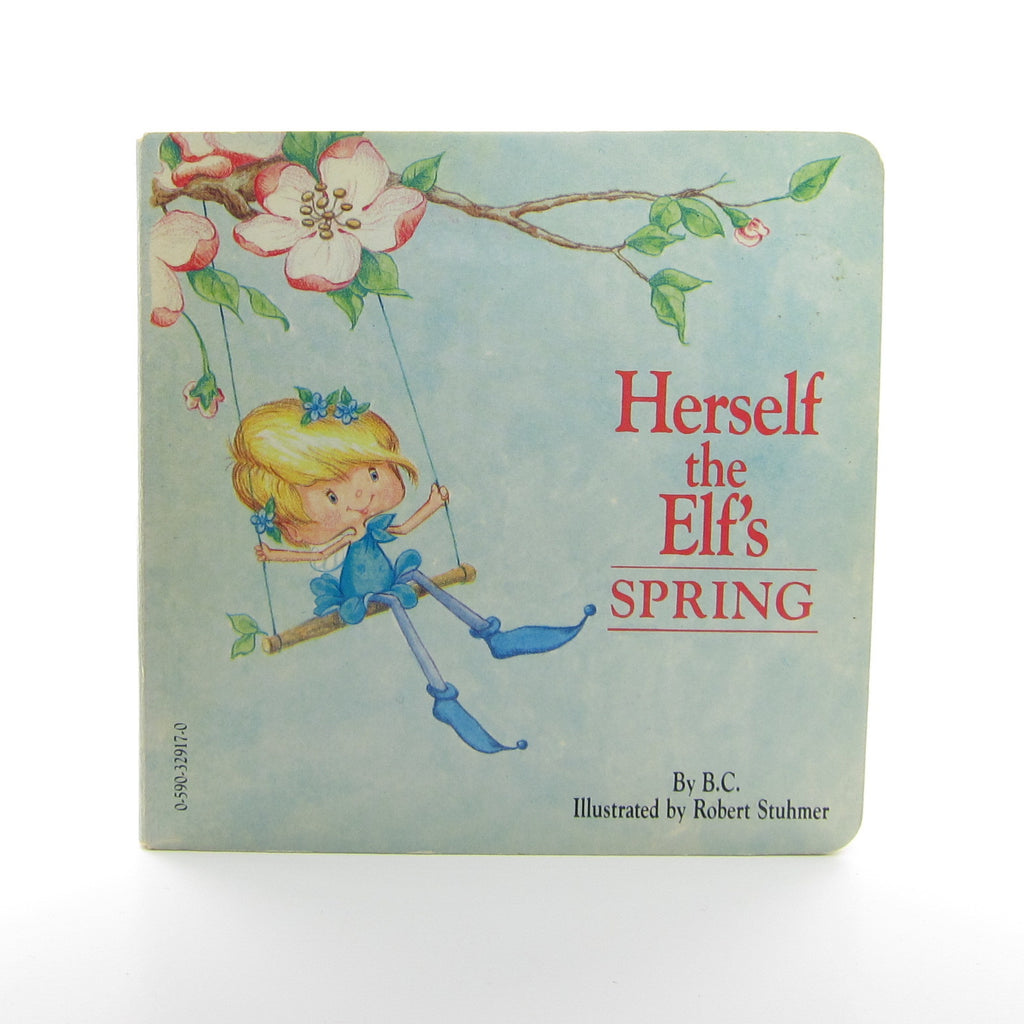 Herself the Elf's Spring Vintage 1983 Children's Board Book with Flaps