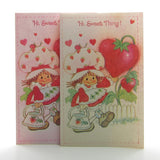Faded Strawberry Shortcake Valentine's Day card