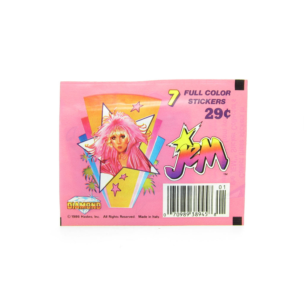 Jem Stickers Pack NOS Never Opened for Diamond Sticker Collector's Album Book