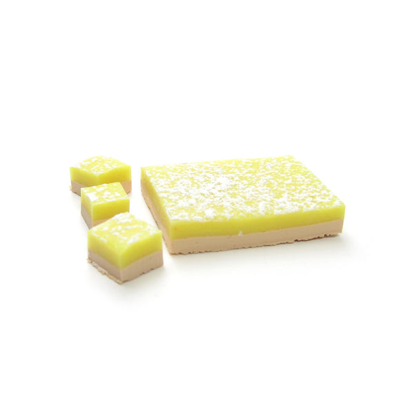 Lemon Bars Miniature Dollhouse Polymer Clay Tart Brown Eyed Rose