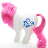 Lil Tot My Little Pony with teddy bear, rag doll, and ball symbol
