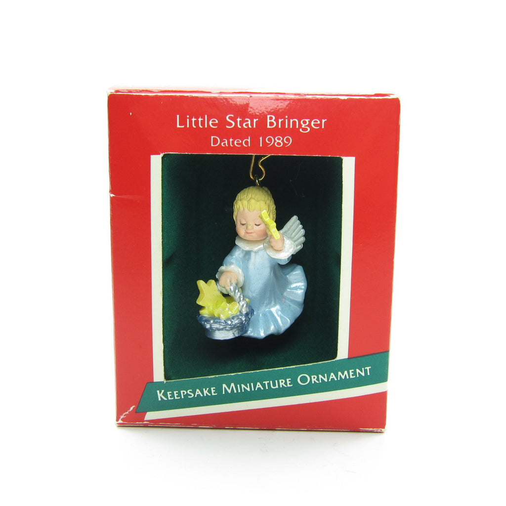 Angel Christmas Ornament Vintage Hallmark 1989 Little Star Bringer