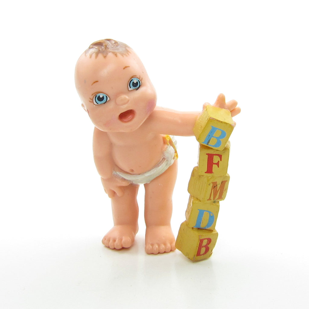 Baby Stacking Blocks Magic Diaper Babies 1992 Figurine #6