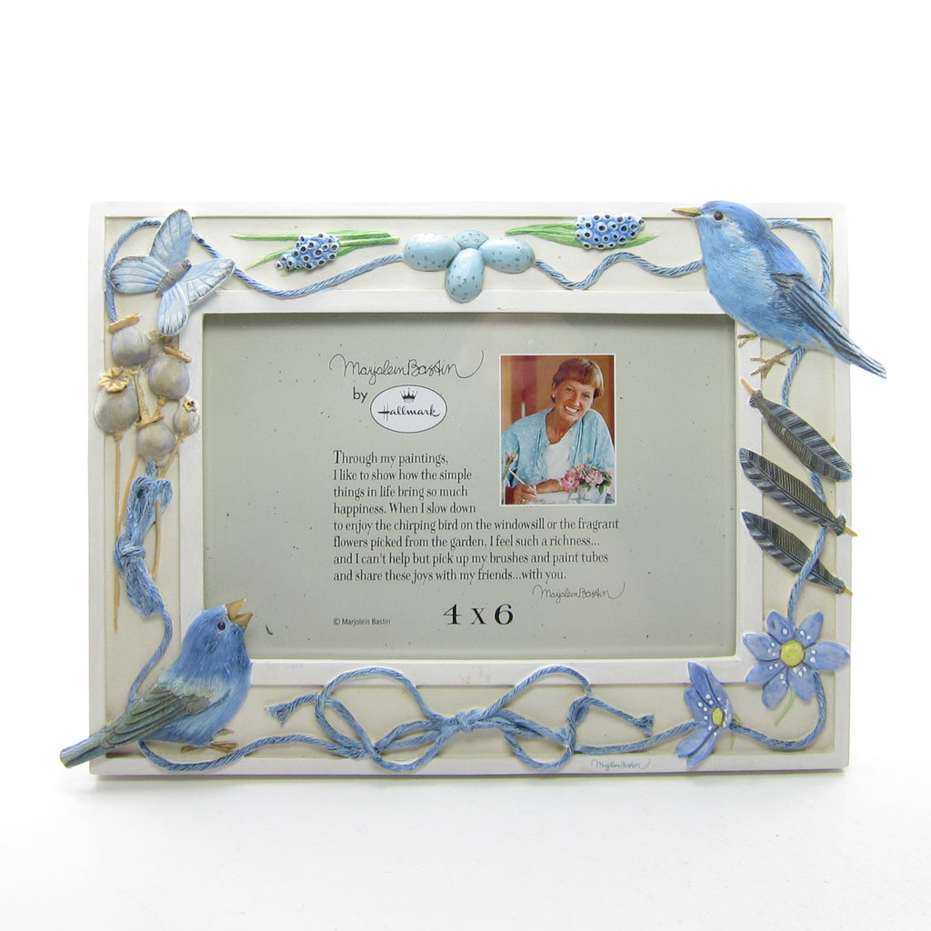 Marjolein Bastin Vintage 4 x 6 Picture Frame for Photo - Blue Skies Collection