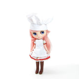 White full apron for Middie Blythe dolls