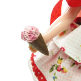 Polymer clay ice cream cone for middie Blythe doll