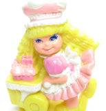 Cherry Merry Muffin miniature figurine with cupcake cart
