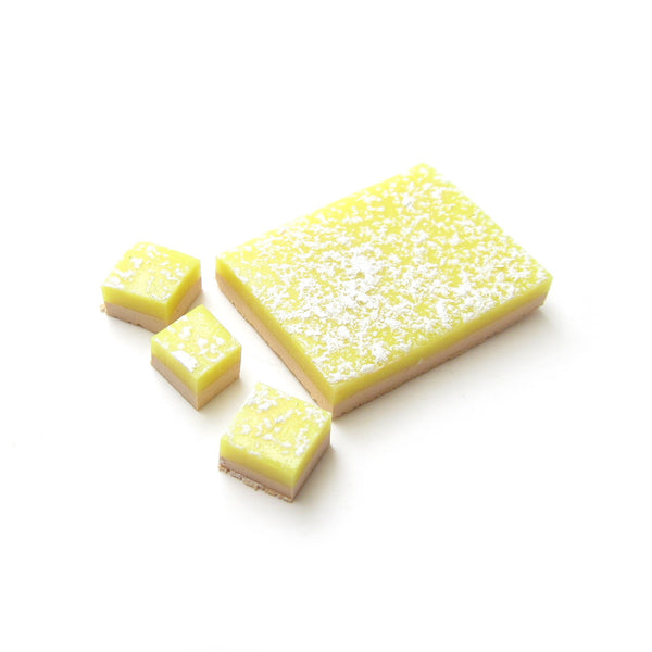 Lemon Bars Miniature Dollhouse Polymer Clay Tart Brown Eyed Rose