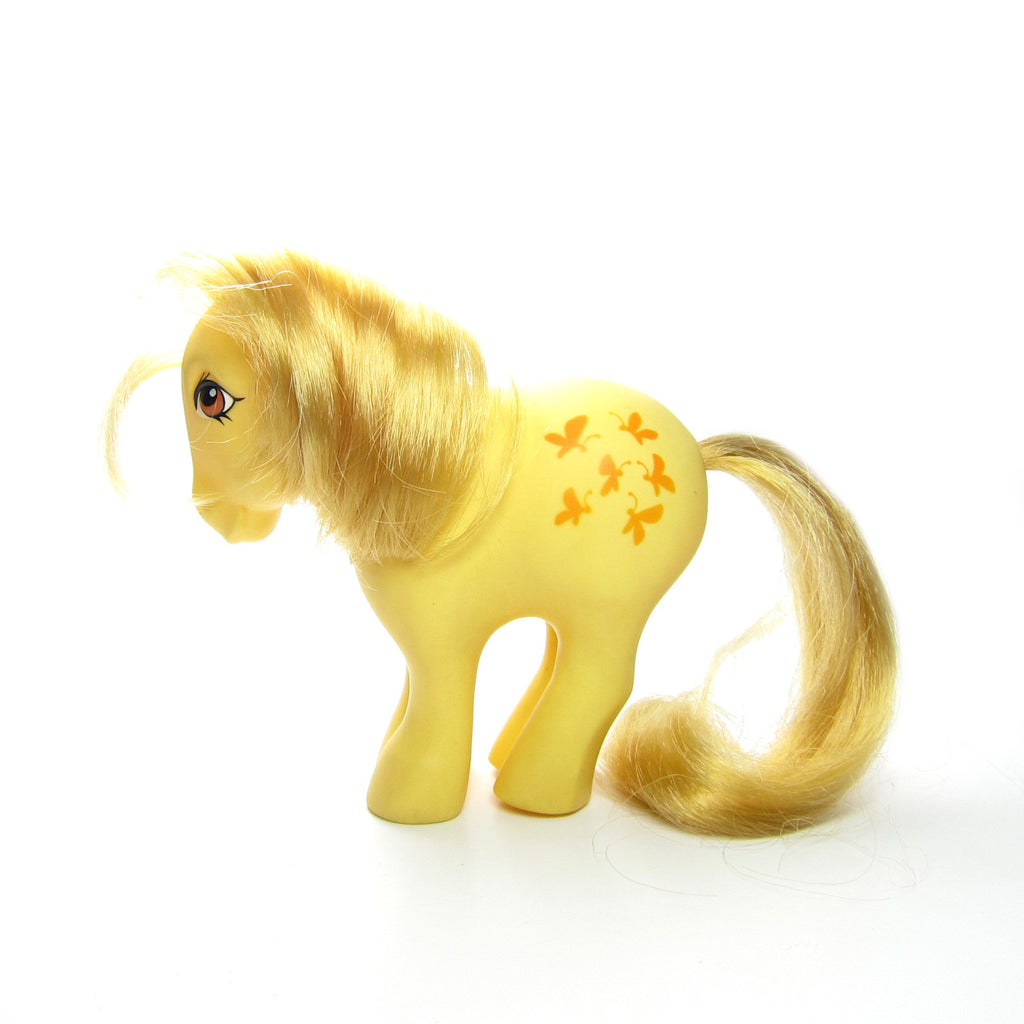 Butterscotch My Little Pony Vintage G1 with Concave Feet