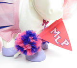 My Little Pony pom poms and MLP flag