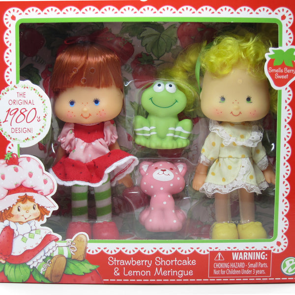 Strawberry Shortcake ドールセット 復刻 1980s Strawberry Shortcake & Lemon Meringue Reissue 1980s Design Classic