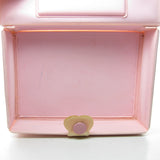 My Melody vintage pink vinyl jewelry and makeup case