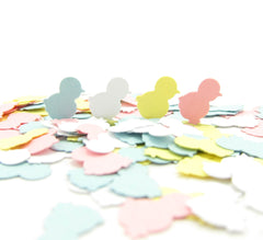 Pastel mix chick paper punches