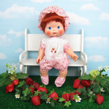 Pink replacement booties for Strawberry Shortcake baby blow kiss dolls